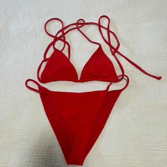 Lovers + Friends Red Bikini - Picture 4 of 6